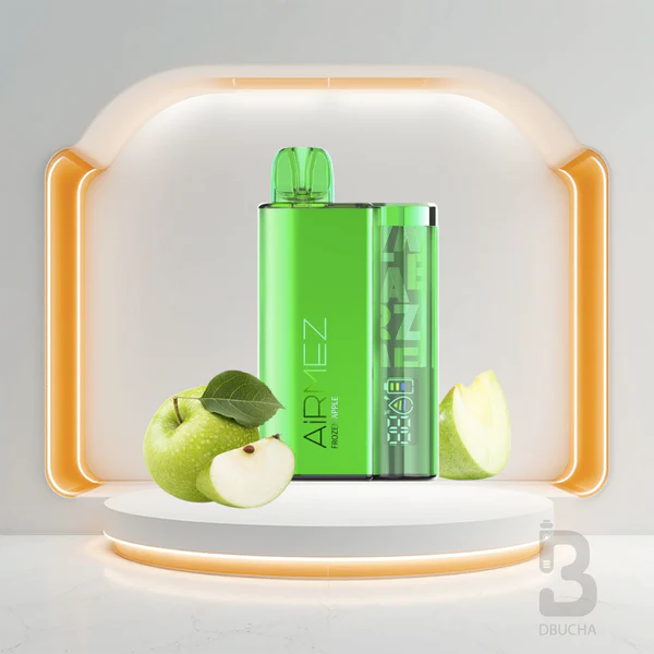 Jednorazowka e papieros AirMez 12K o smaku Frozen Apple, 12000 buchów..